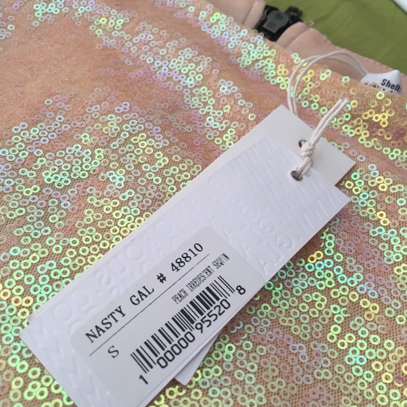 ❌SOLD❌NWT SOLD OUT/OOS NastyGal sequin mini dress - Picture 6 of 7